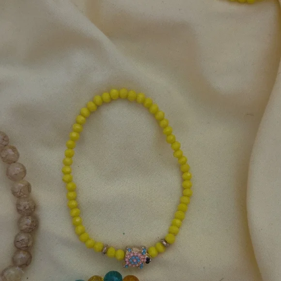 Colorful Beaded Kids Bracelets Set - Picture 4 of 4